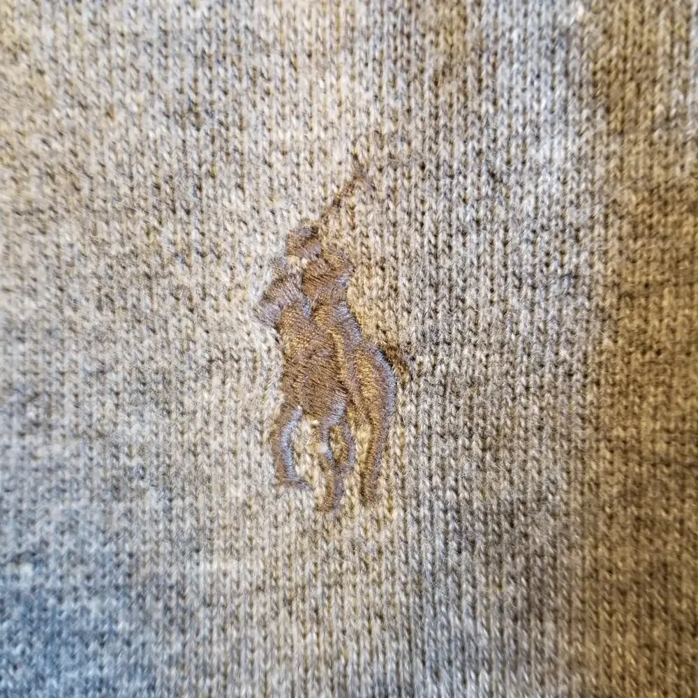Polo Ralph Lauren Men's Gray Fleece Lined Full Zip Hoodie Size XXL